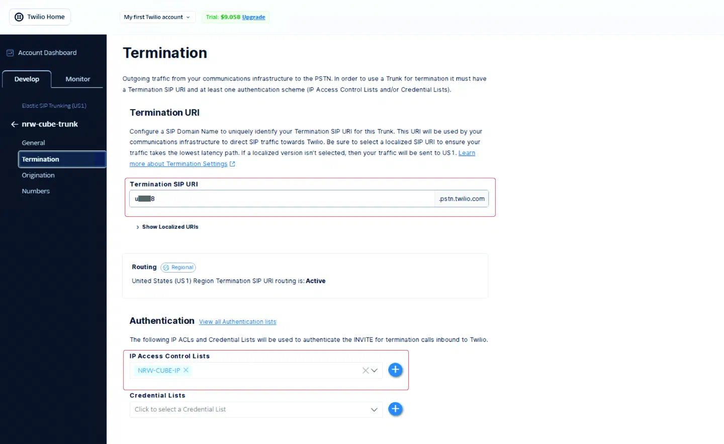 Twilio PSTN